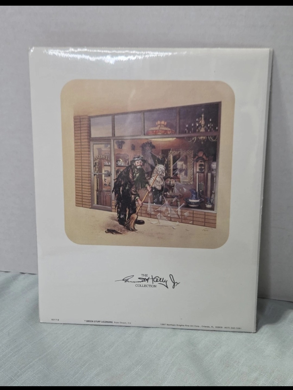 The Emmett Kelly Jr Collection Print - Clown Cleans Window